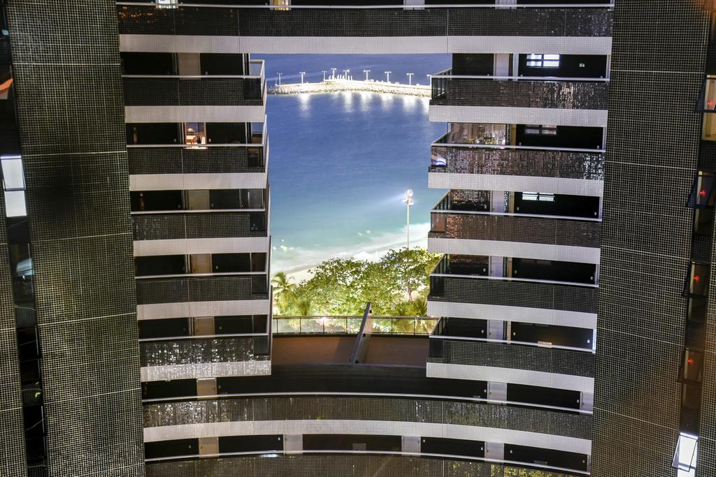 Apartamento Na Beira Mar De Fortaleza - Edificio Landscape Esterno foto